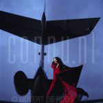 05-07-2002 Mart Visser / Model next to a airplane dressed by Mart Visser Fashion, 
by order of Milionair

[keywords]Location, Posed, Full Length, Airplane[/keywords]